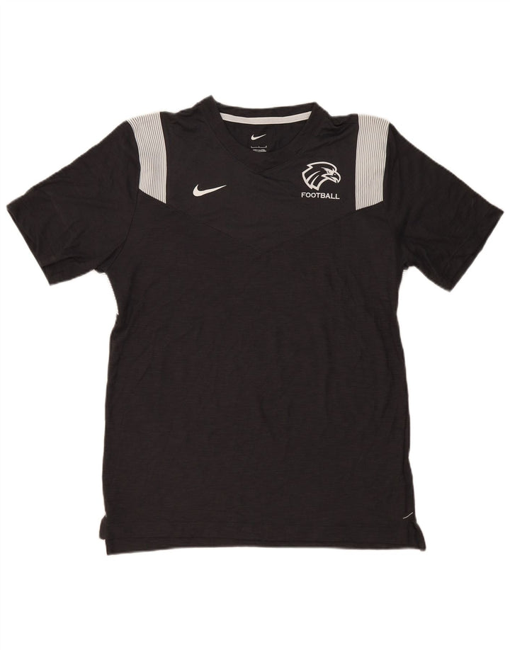 Nike T-shirt graphique Dri Fit pour homme en polyester à fines rayures noires
