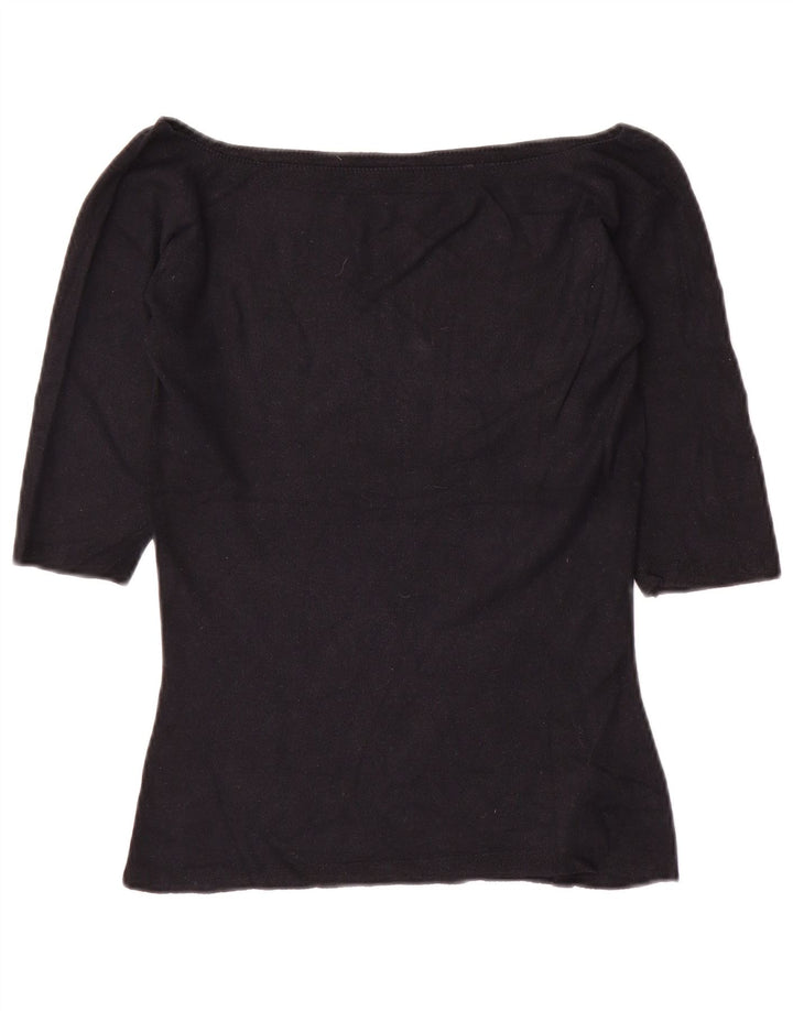Marks & Spencer Chemisier Femme UK 12 Medium Noir Viscose
