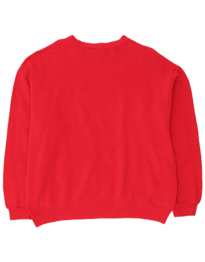 LEE Sweat-Shirt Homme XL Rouge Coton