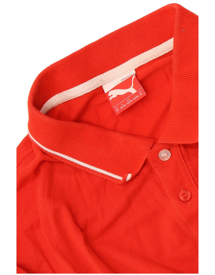Puma Polo Homme XL Rouge
