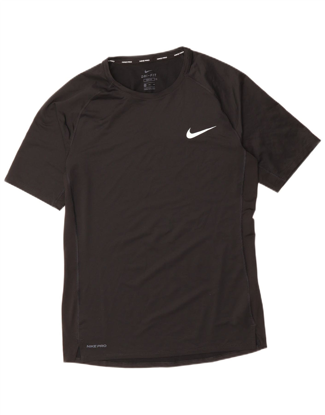 NIKE T-shirt ajusté pour homme 2XL Noir Polyester