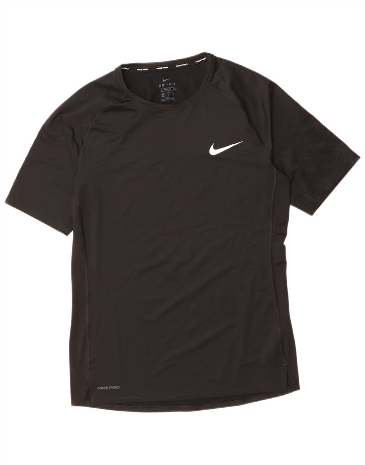 NIKE T-shirt ajusté pour homme 2XL Noir Polyester