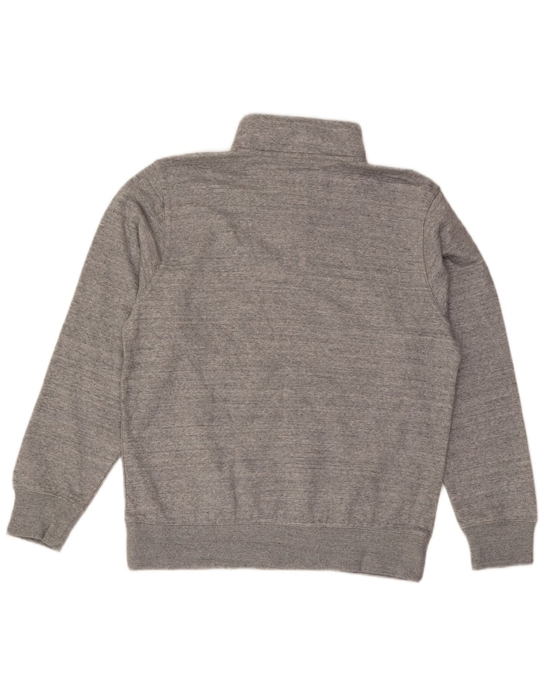 Jack Wills Sweat-shirt coupe classique à col zippé pour homme, grand gris moucheté
