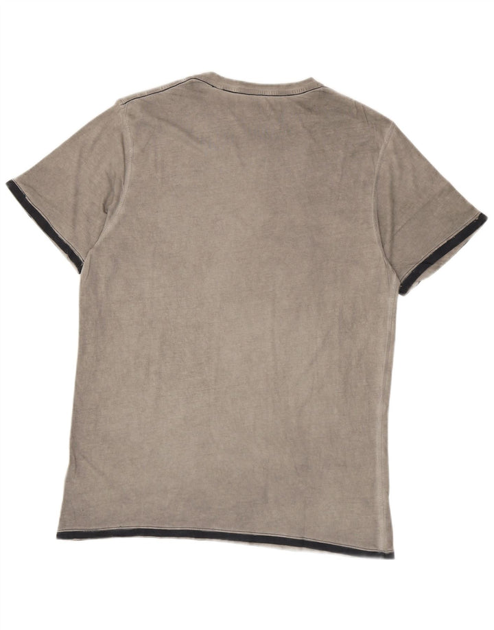 Guess T-Shirt Homme Haut Large Gris Coton