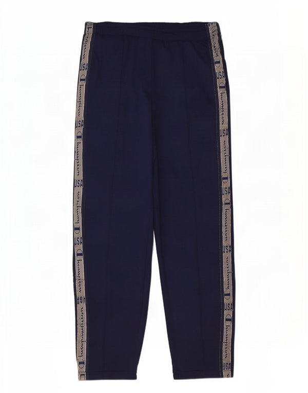 Champion Pantalon De Survêtement Graphique Homme Large Bleu Marine Colourblock