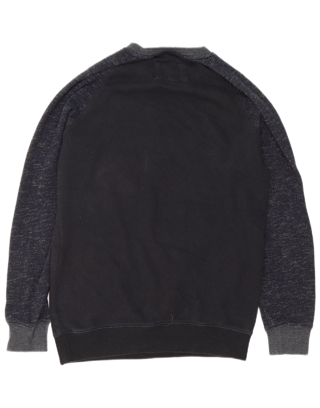 Hurley Sweat-shirt pour homme en coton moucheté bleu marine Small