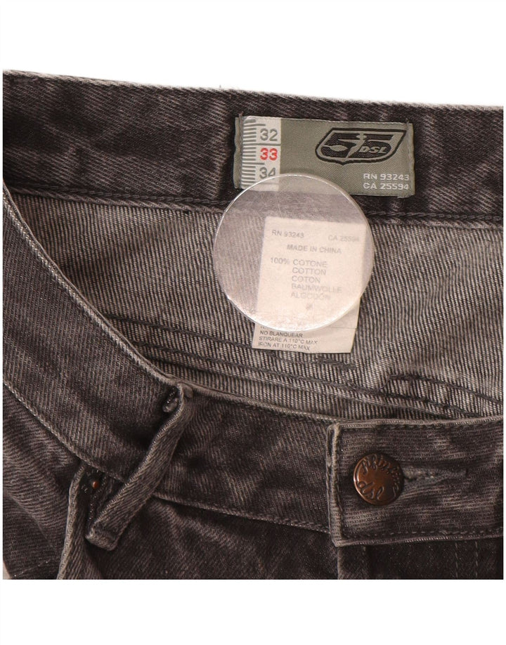 DIESEL Jean droit homme W32 L30 gris coton