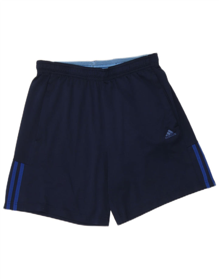 Adidas Short de sport pour homme Petit bleu marine Polyester