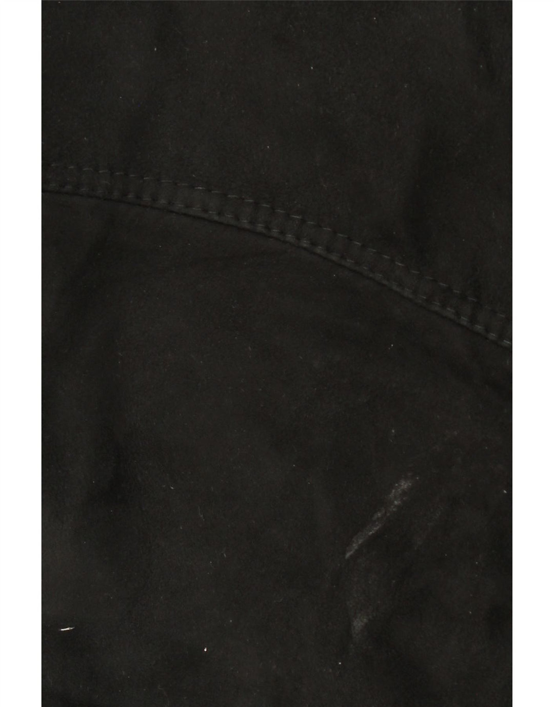 veste en peau de mouton homme vintage IT 50 Grande peau de mouton noire