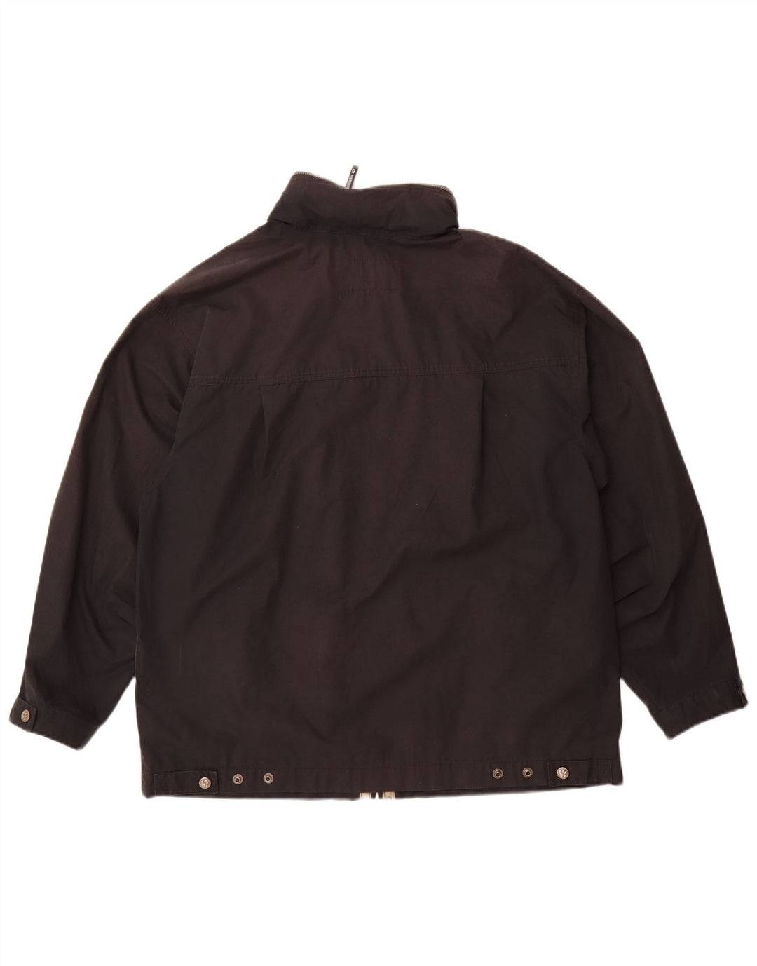 Jack Wolfskin Veste de pluie pour homme UK 40 Large Noir Polyester