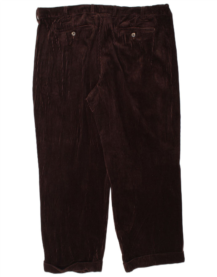 EDDIE BAUER Pantalon en velours côtelé pour homme W44 L30 Coton marron