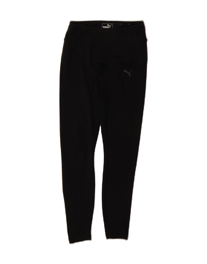 PUMA Womens Leggings UK 6 XS  Black Vintage Puma and Second-Hand Puma from Messina Hembry 
