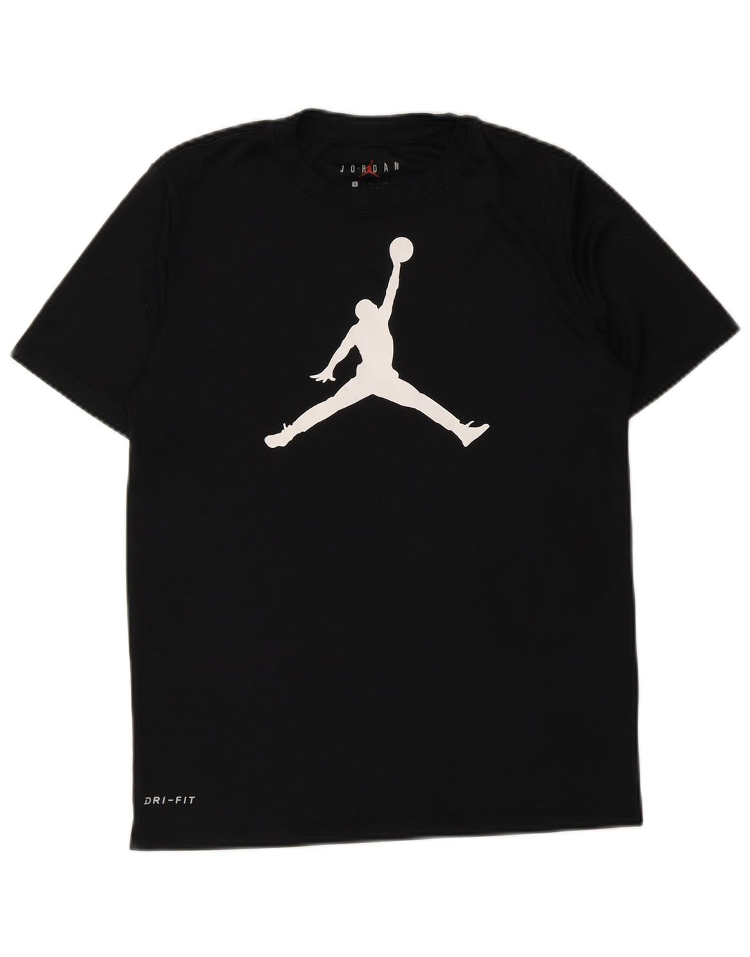 Jordan Garçons Dri Fit Graphic T-Shirt Top 12-13 ans Grand Noir Polyester