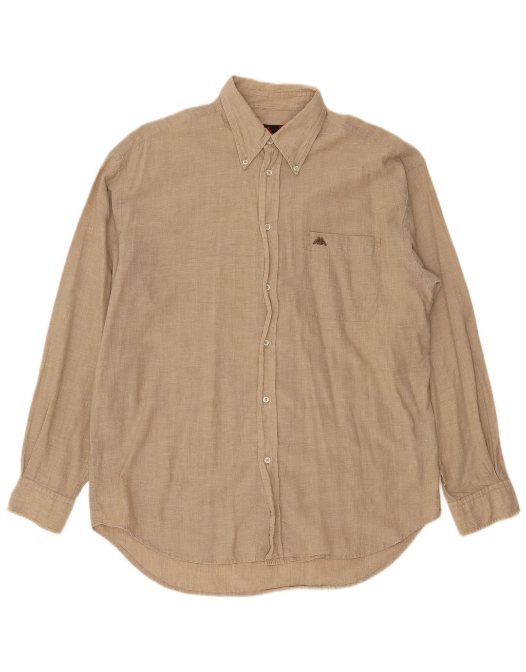Kappa Chemise Homme Large Beige Coton