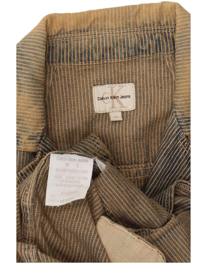 Calvin Klein Jeans Veste blazer à 3 boutons pour femme UK 10 Petit Bleu