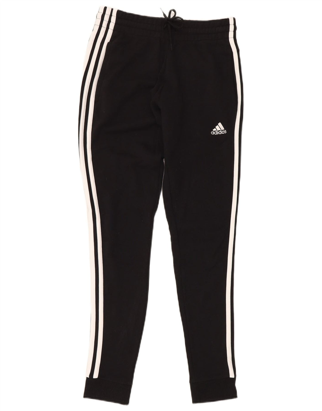 ADIDAS Pantalon de survêtement pour femme Joggers UK 4/6 XS Noir Coton