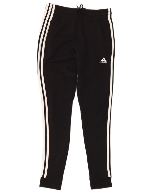 ADIDAS Pantalon de survêtement pour femme Joggers UK 4/6 XS Noir Coton