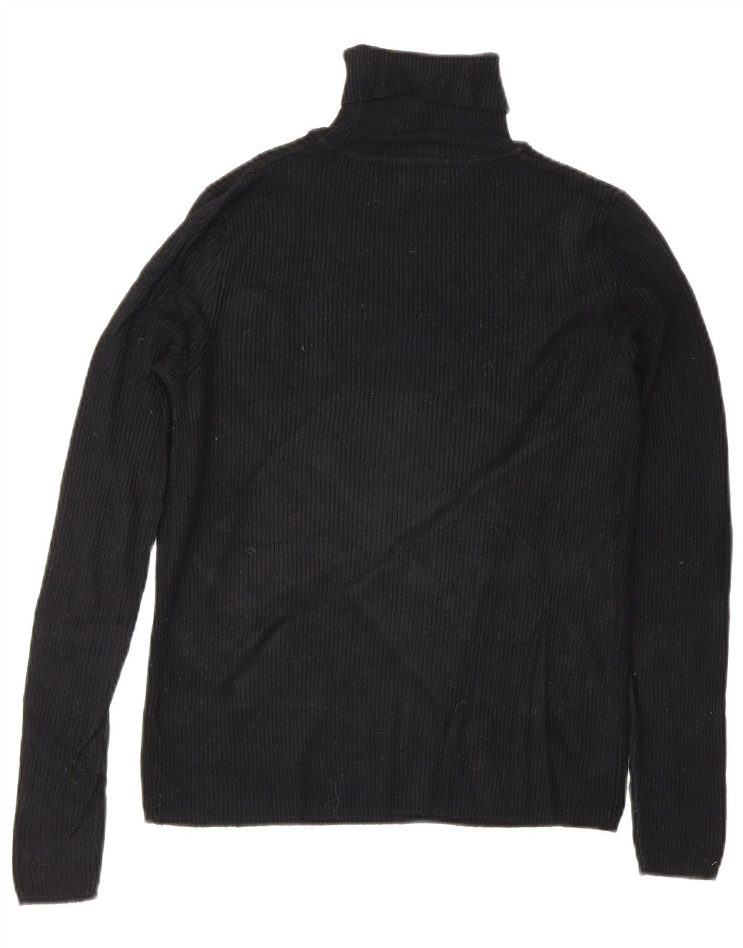 Marks & Spencer Pull col roulé pour femme UK 12 Medium Noir Viscose
