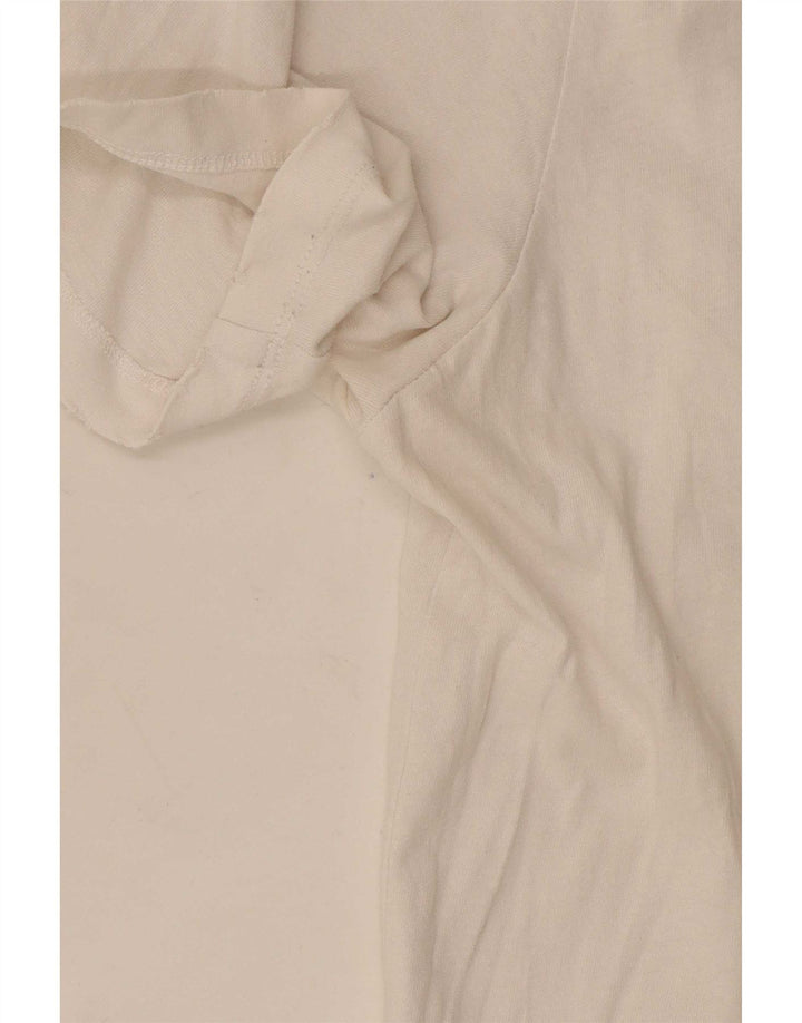 Replay T-Shirt Graphique Homme Blanc Moyen Coton