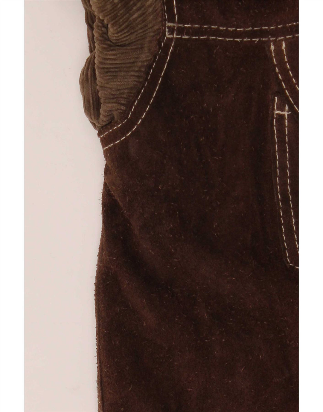 Diesel Veste réversible pour homme UK 40 Grand cuir à carreaux marron