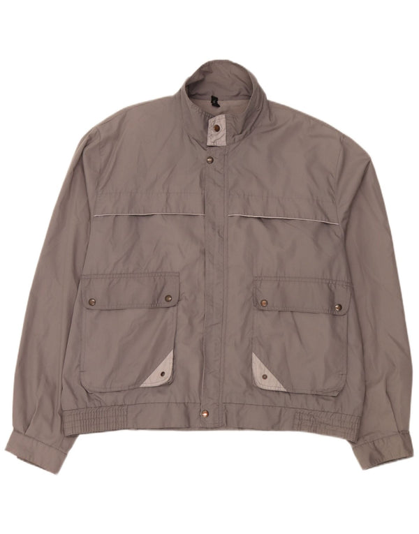 C & A Veste Bomber Homme IT 58 4XL Gris Colorblock Polyester