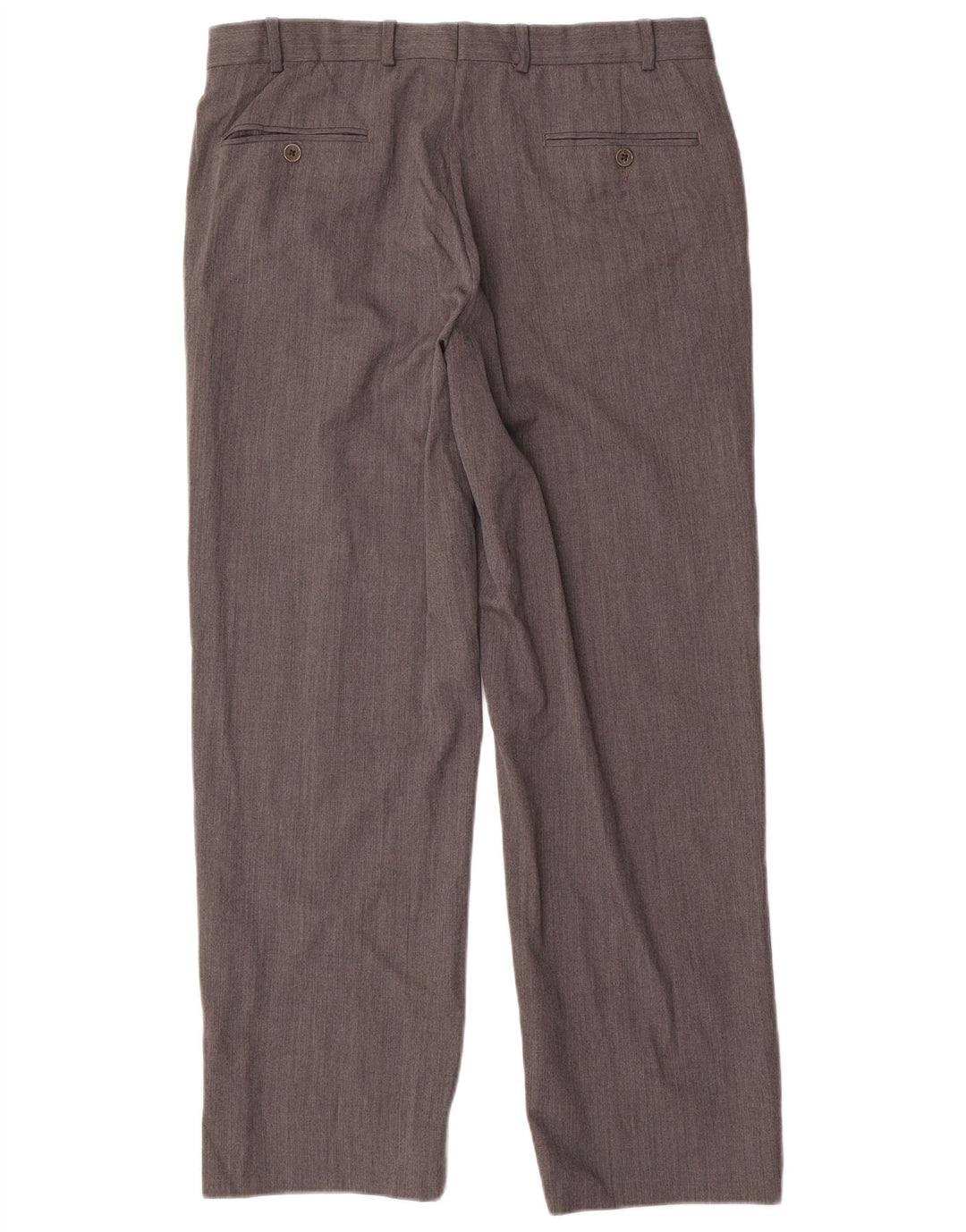 BROOKS BROTHERS Pantalon de Costume Droit 346 Homme W35 L30 Gris Laine