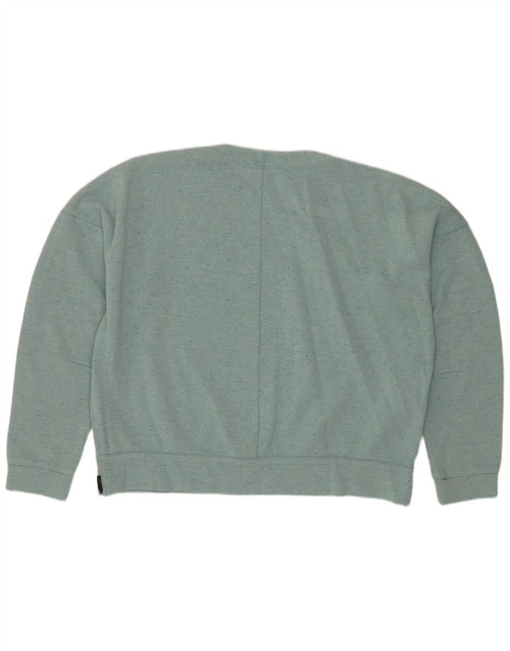 ADIDAS Sweat-shirt surdimensionné pour femme UK 14 Vert moyen moucheté