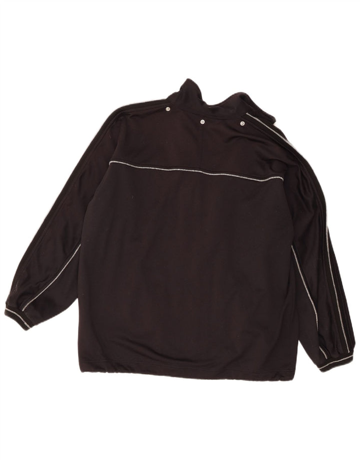 Champion Veste de survêtement surdimensionnée pour femme UK 10 Petit Noir Polyester
