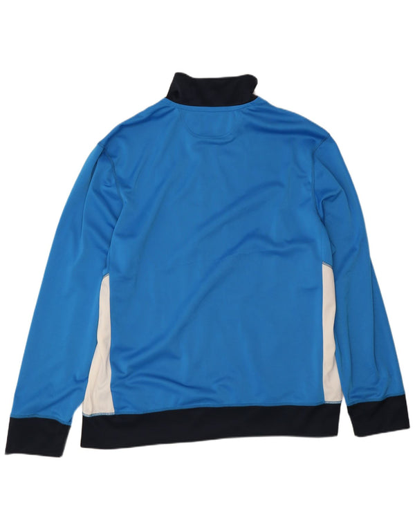 Lotto Veste de survêtement pour homme 3XL Bleu Colorblock Polyester