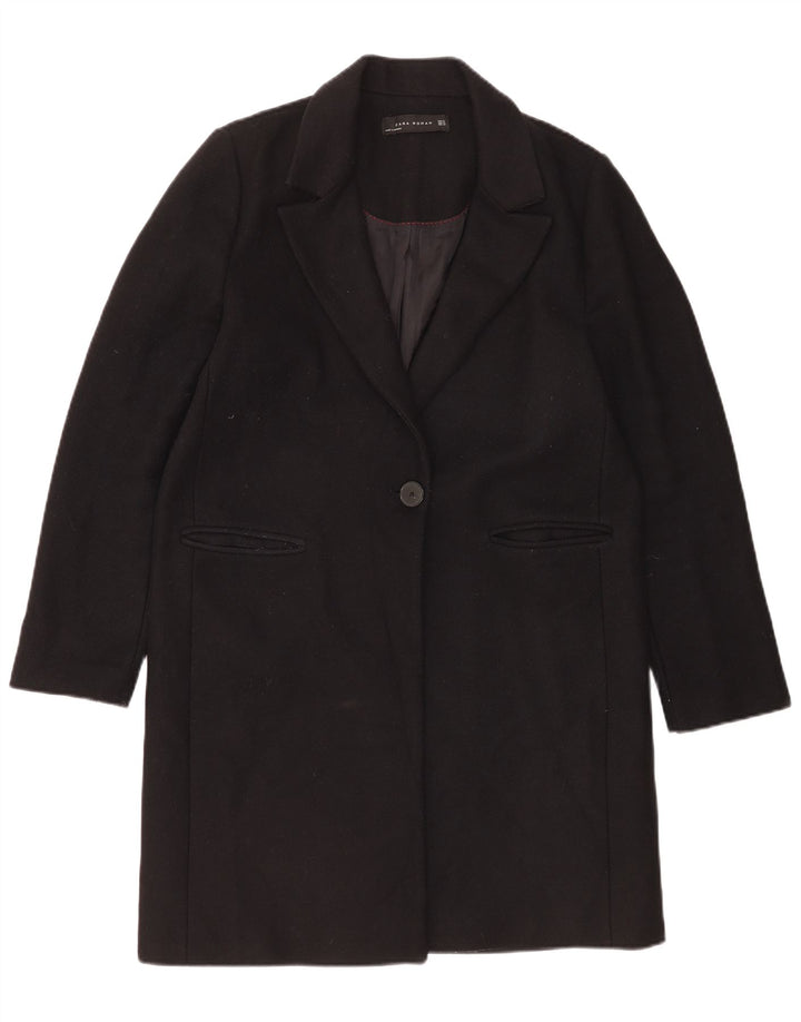 Zara Femme Pardessus UK 18 XL Laine Noir
