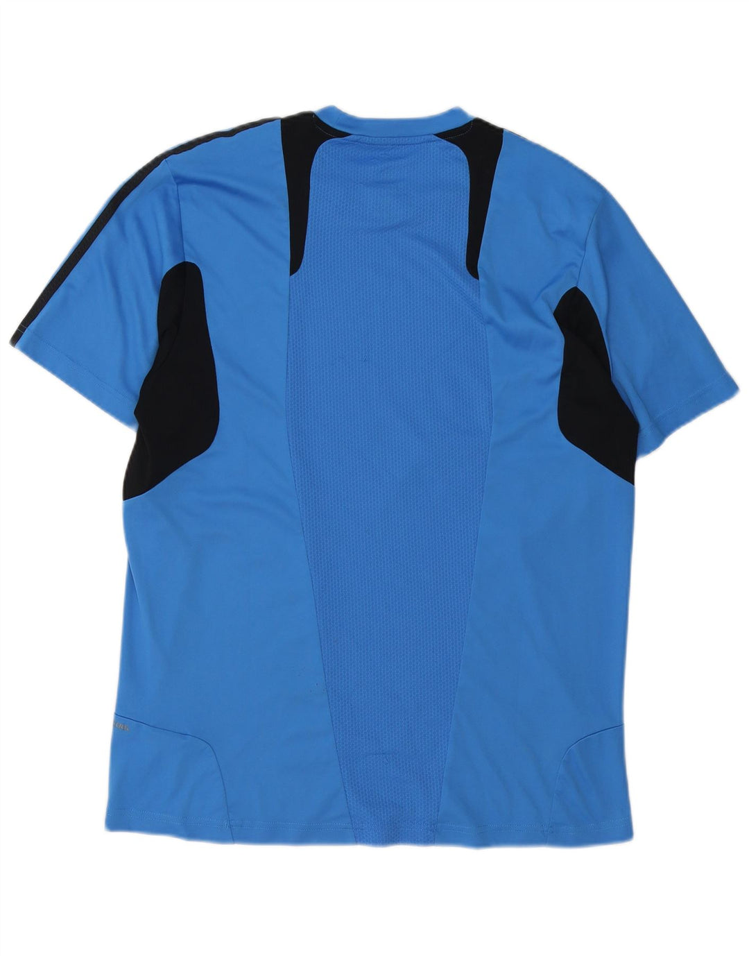 Adidas Hommes Climacool T-Shirt Haut Grand Bleu Colorblock Polyester