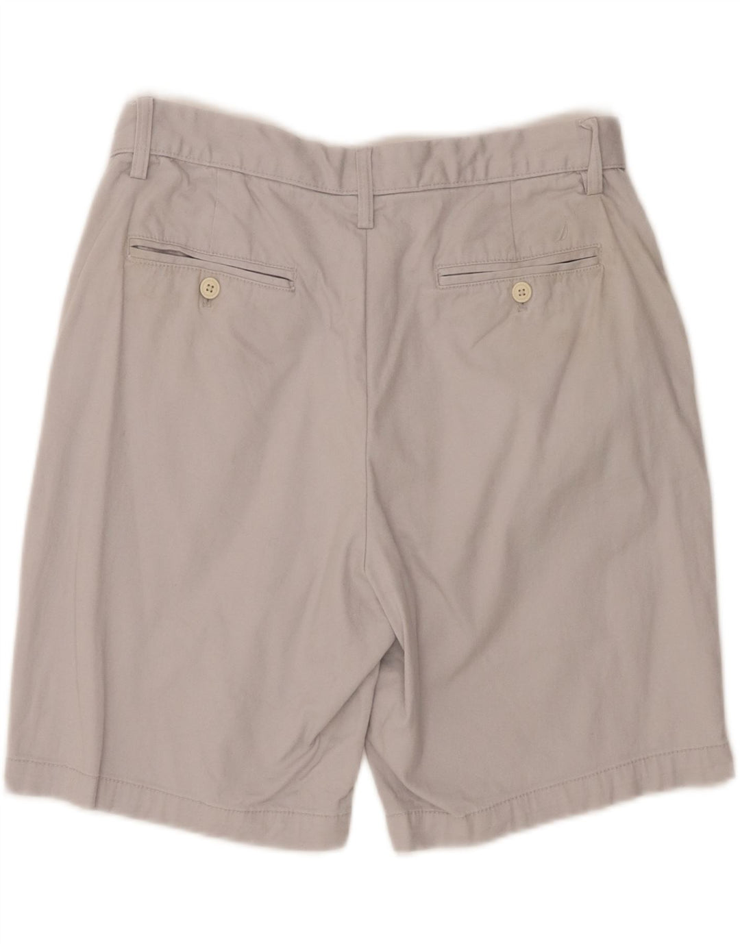 NAUTICA Mens Classic Fit Chino Shorts W33 Medium Grey Vintage Nautica and Second-Hand Nautica from Messina Hembry 