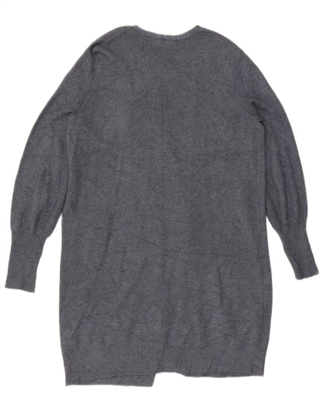 Marks & Spencer Pull cardigan ouvert long pour femme UK 10 Small Gris