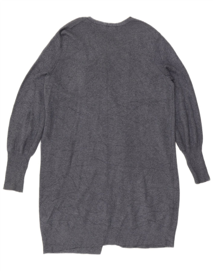 Marks & Spencer Pull cardigan ouvert long pour femme UK 10 Small Gris