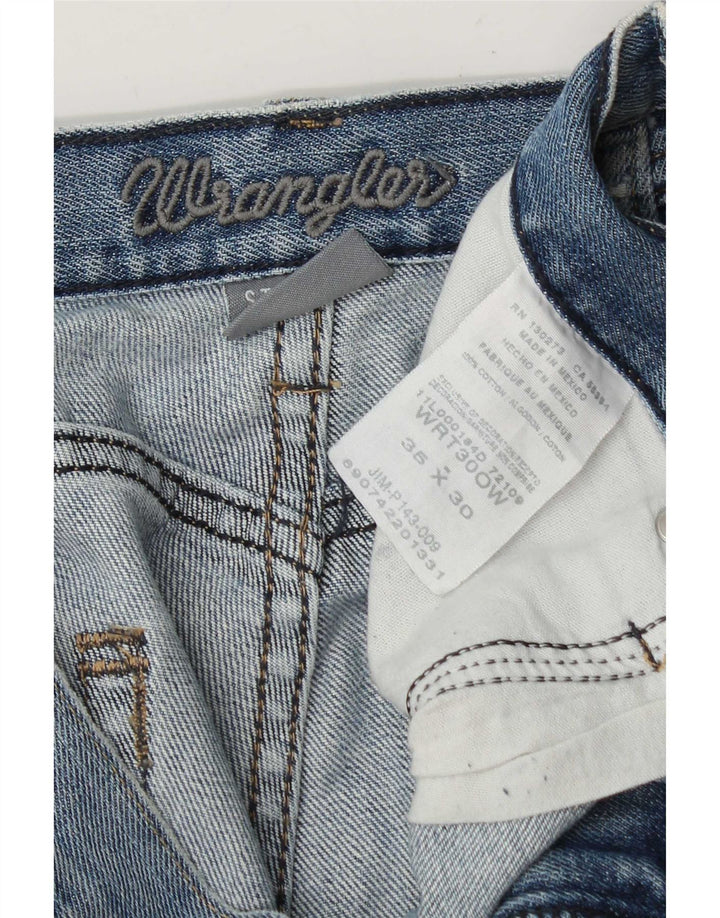 Wrangler Jean droit homme W36 L30 bleu coton