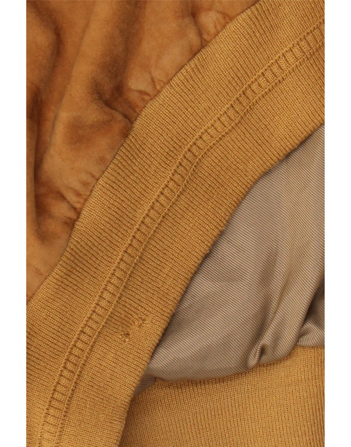 Montes Veste en cuir bomber pour homme UK 42 XL Cuir marron