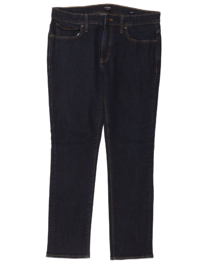 J. Crew Jean Slim Homme W34 L30 Bleu Marine Coton