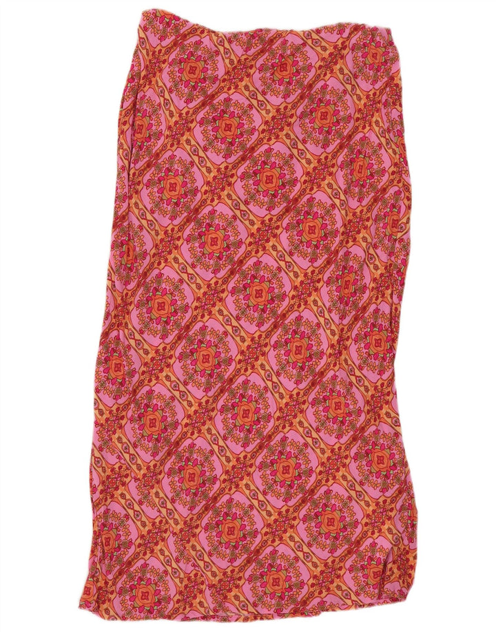 BILLABONG Femme Jupe Droite Petit W27 Rose Floral Viscose