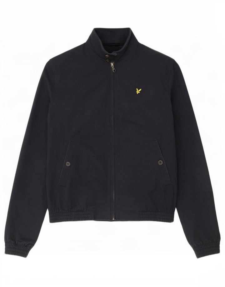 Lyle & Scott Veste Bomber Homme UK 40 Large Bleu Marine Coton