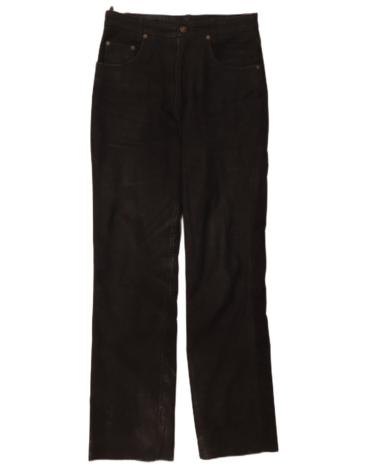 Ricano Pantalon en cuir pour homme W30 L32 Noir