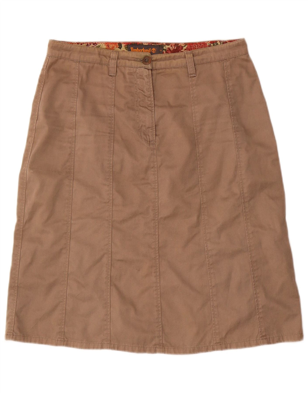 Timberland Jupe trapèze pour femme US 6 Medium W30 en coton marron