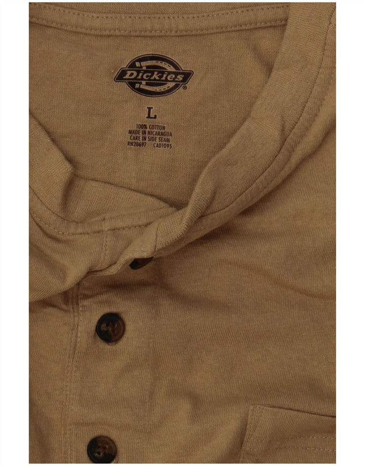 Dickies T-Shirt Homme Haut Large Beige Coton