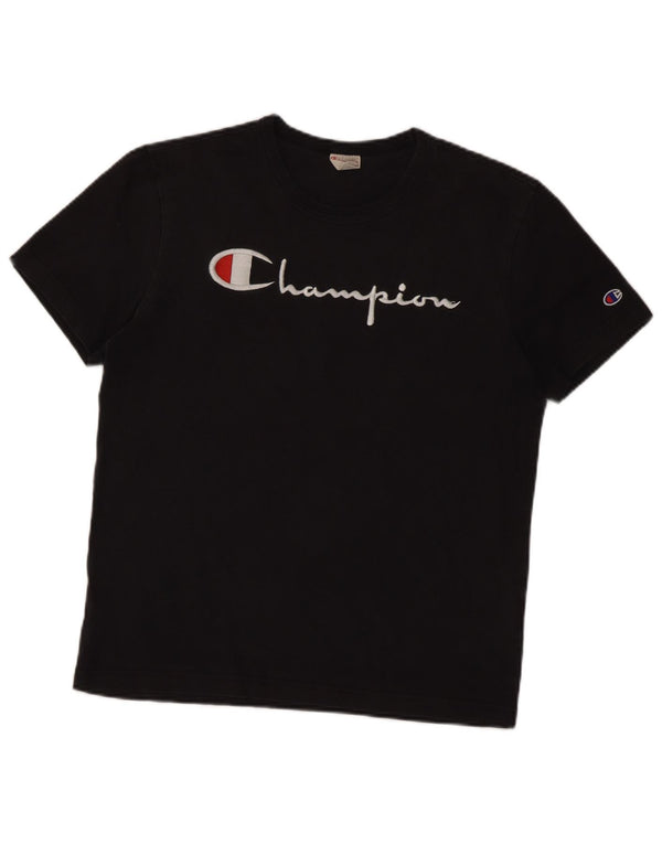 Champion T-Shirt Graphique Homme Noir Moyen Coton