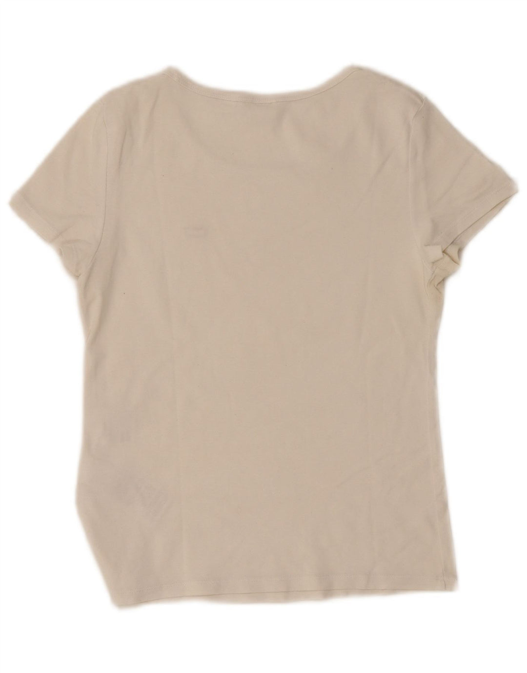 Levi's T-Shirt Femme UK 12 Blanc Moyen Coton