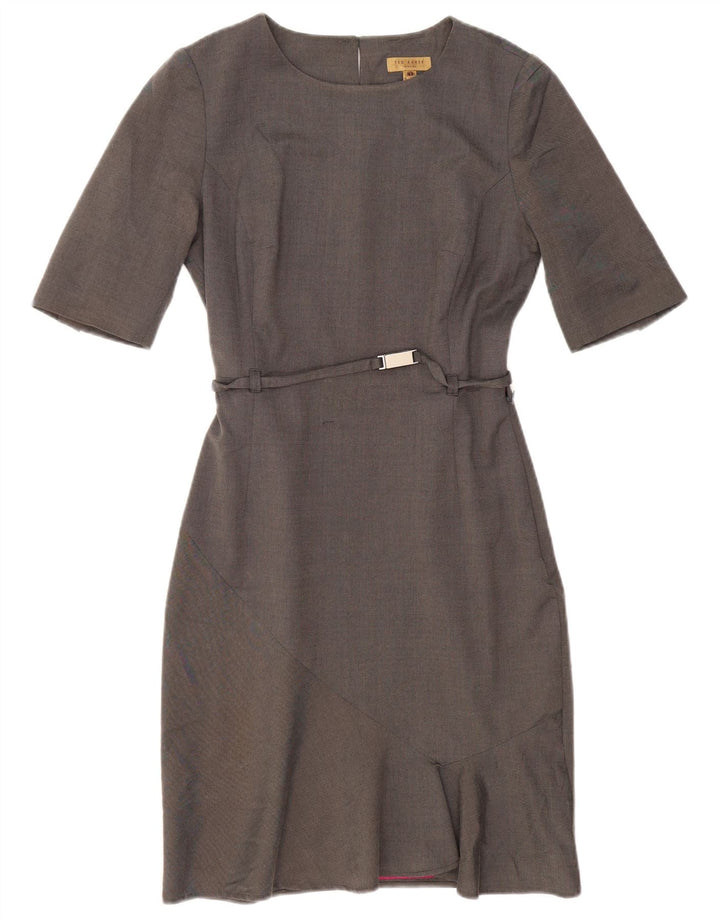 Ted Baker Robe fourreau surdimensionnée pour femme Taille 1 XS Gris