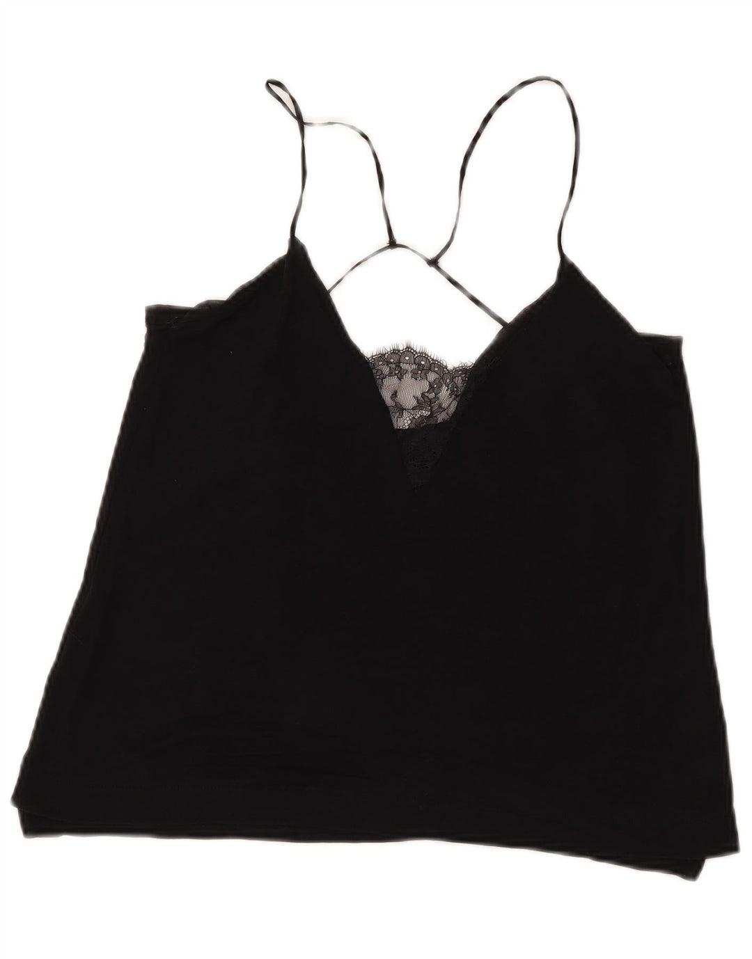 Zara Haut dos nu pour femme UK 12 Medium Noir