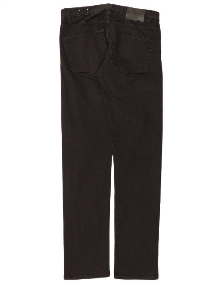 Reiss Femme Shacket Slim Jeans W30 L33 Noir Coton