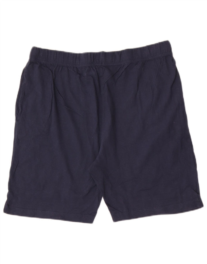 Bench Short de Sport Graphique Homme Bleu Marine Moyen Coton