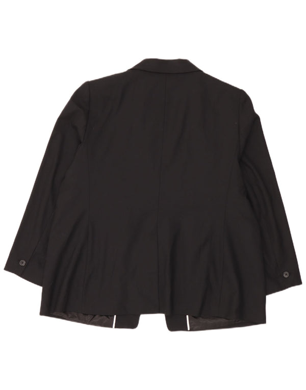 Marks & Spencer Veste blazer autographe 1 bouton pour femme UK 18 XL Noir