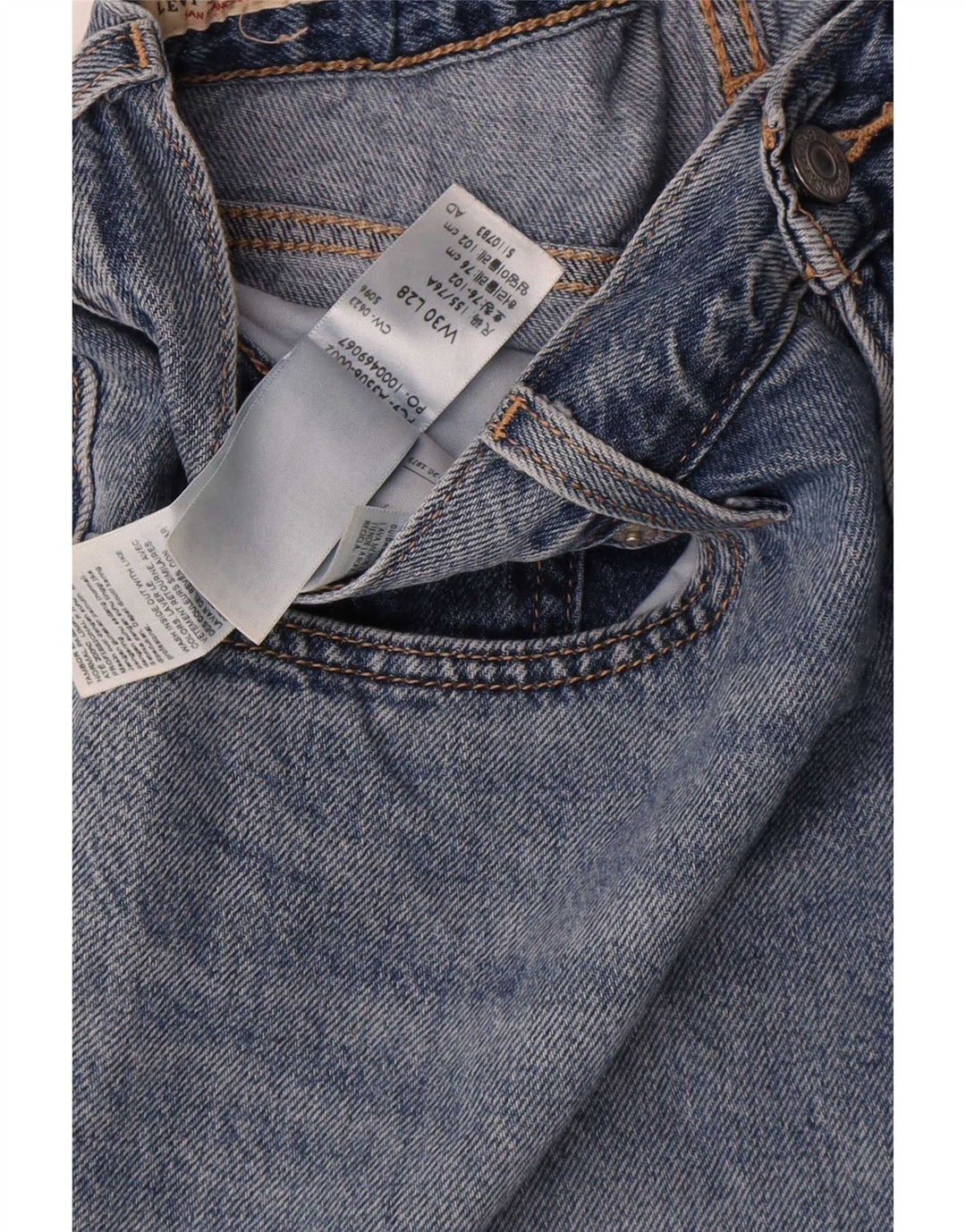 Levi's Jean Tapered Femme W30 L28 Bleu Coton